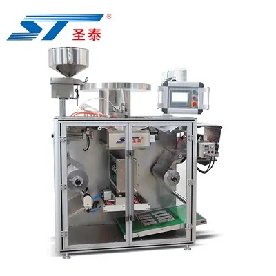 Stroj na balenie pásikov tabliet